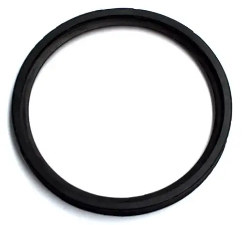 Schwarze Dichtung in Ringform, geeignet für Anwendungen von Daikin, wie beispielsweise Heizsysteme oder Klimaanlagen.